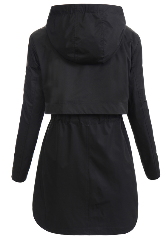 Damska Kurtka Parka Wiosenna Lili Czarna
