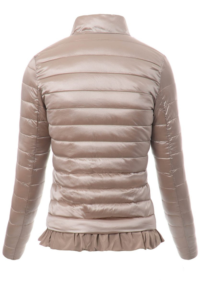 Damska Wiosenna Kurtka Beżowa