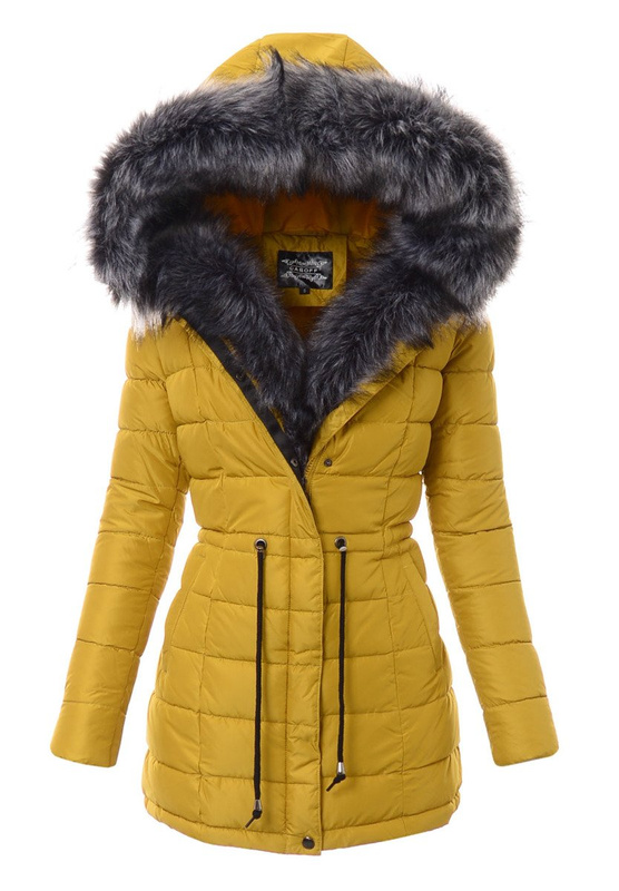 Kurtka Zimowa Nina Żółta