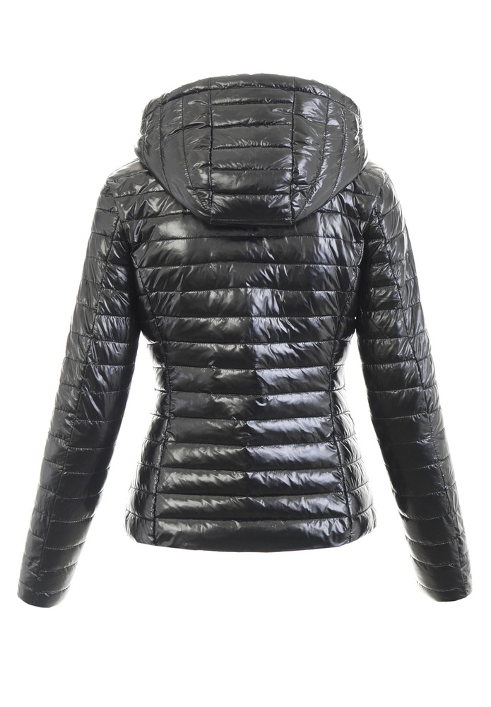 Damska Kurtka Ortalionowa Wiosenna Amelia Czarna