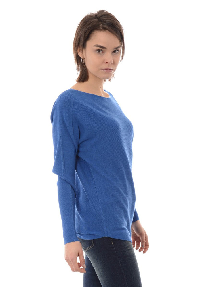 Damska Bluzka Oversize Niebieska