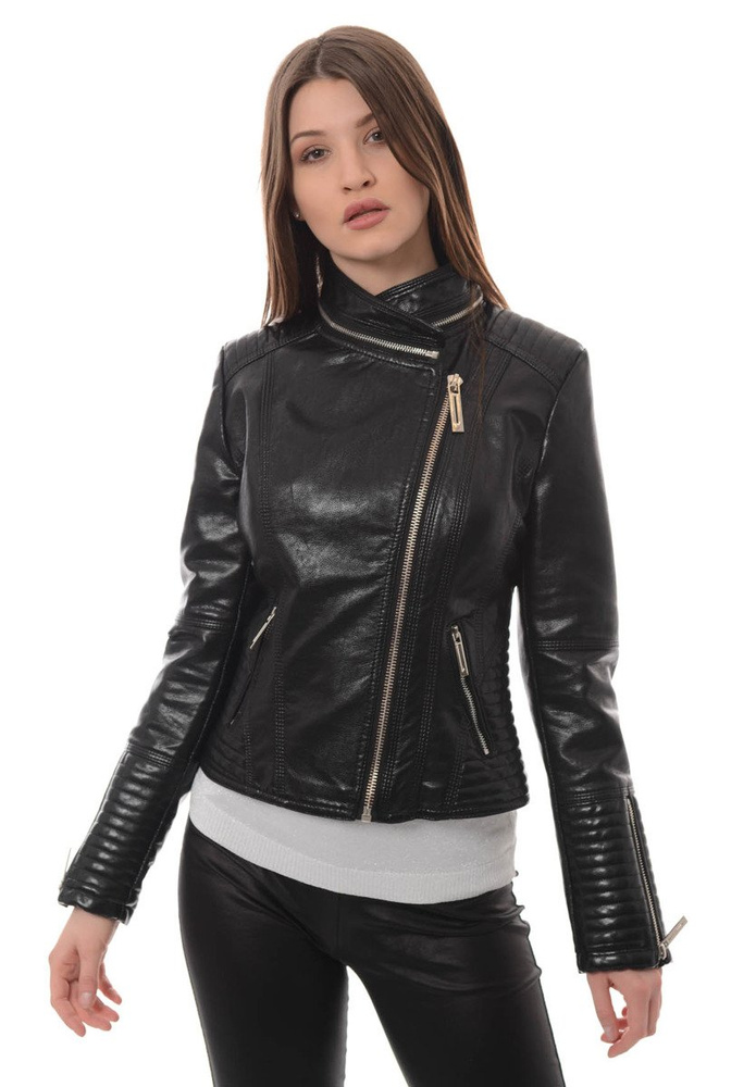 Rewelacyjna Damska Kurtka Ramoneska Tatiana Czarna