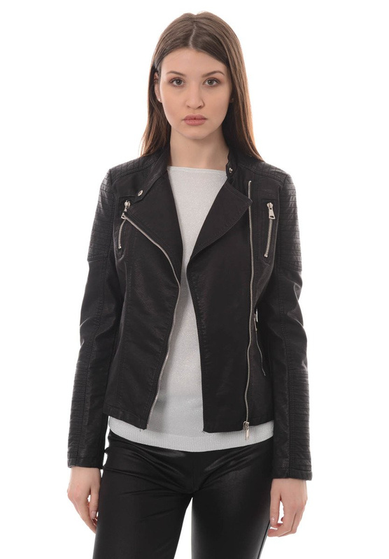 Damska Kurtka Ramoneska Czarna