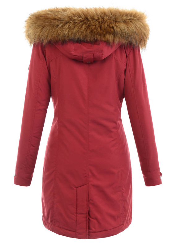 Parka Zimowa Parka Andrea Czerwona