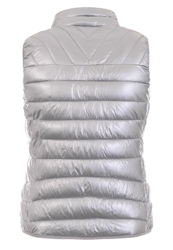 Damska Kamizelka Bezrękawnik Beata Srebrna