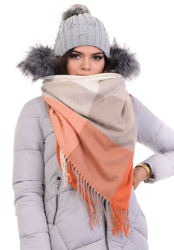 Chusta Damska Pomarańczowa