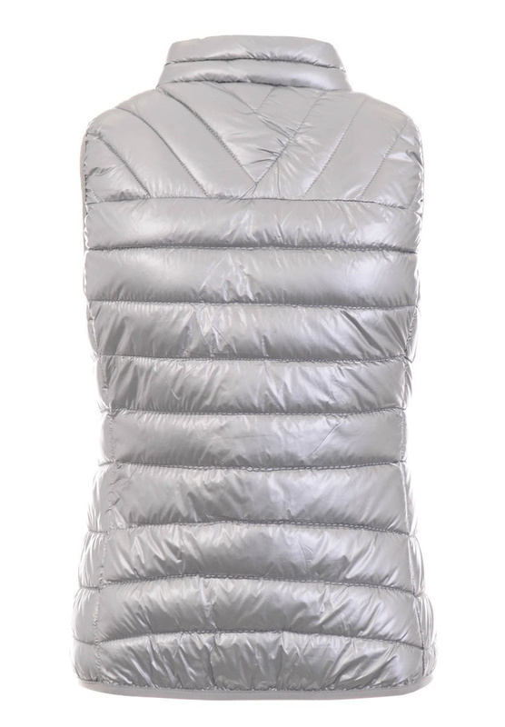 Damska Kamizelka Bezrękawnik Roma Srebrna