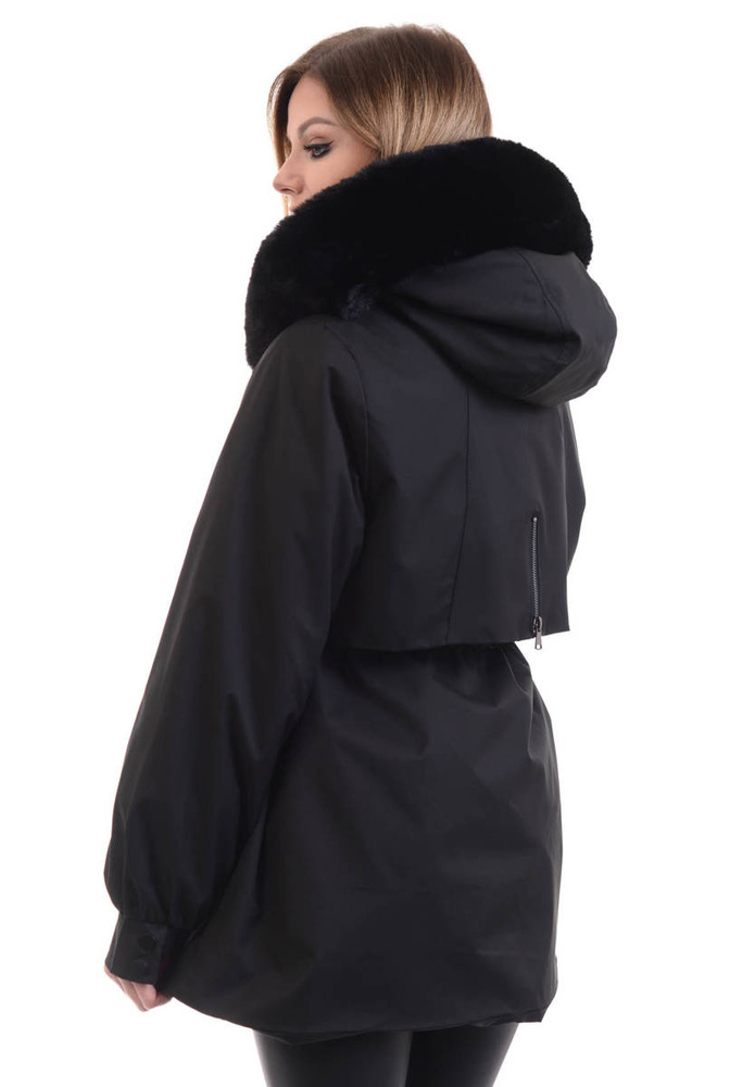 Damska Zimowa Kurtka Marlena Czarna