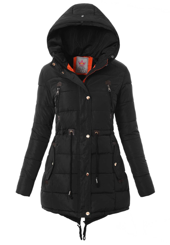 Damska Zimowa Kurtka Ortalionowa Loretta Czarna
