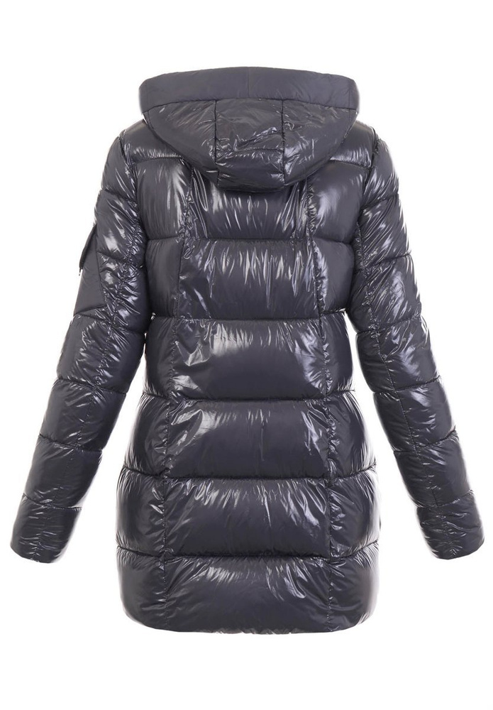 Damska Kurtka Ortalionowa Eliza Grafitowo-Żółta