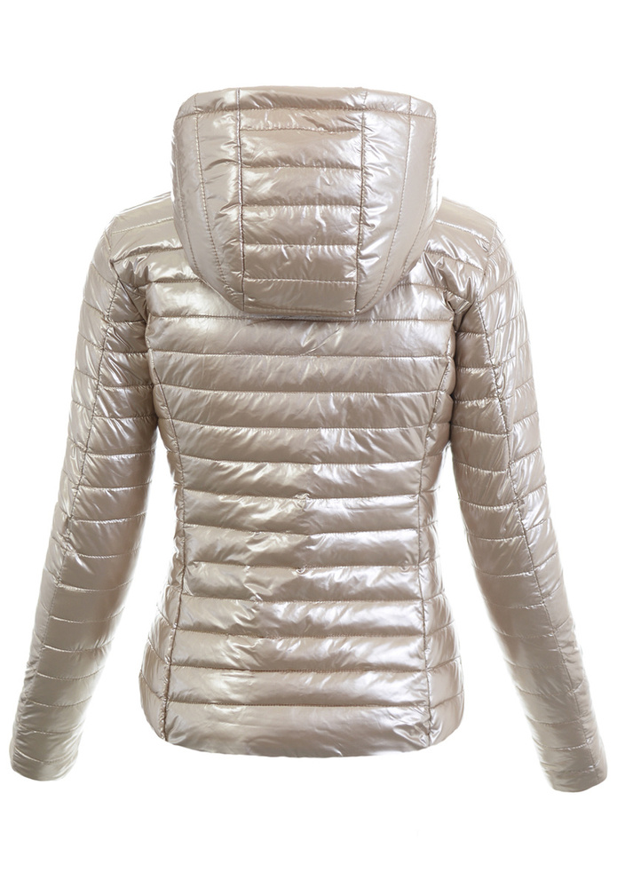 Damska Kurtka Ortalionowa Wiosenna Amelia Beżowa