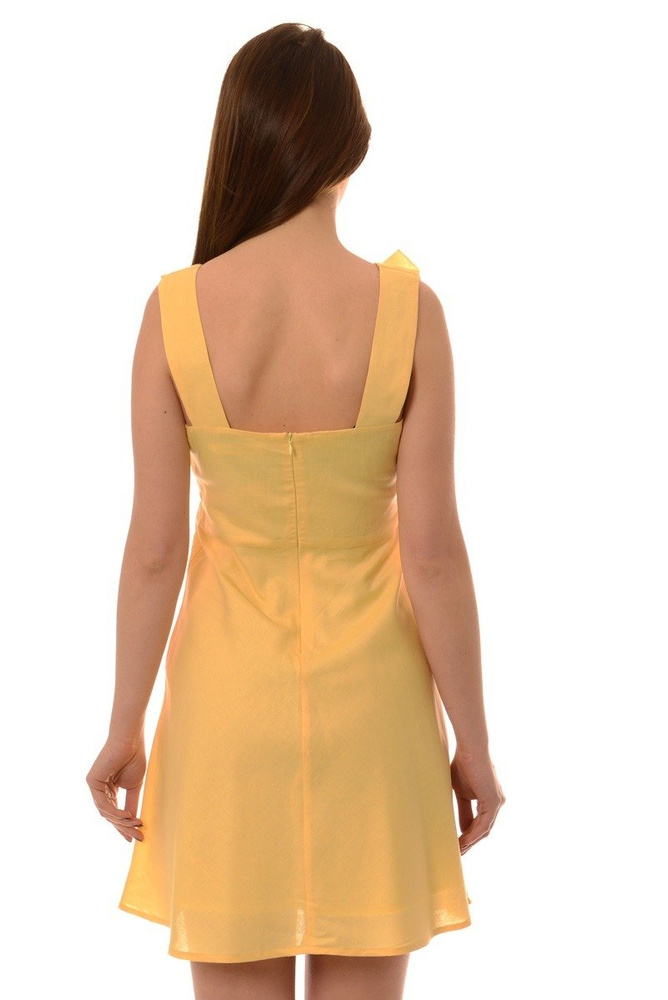 Sukienka Damska Żółta