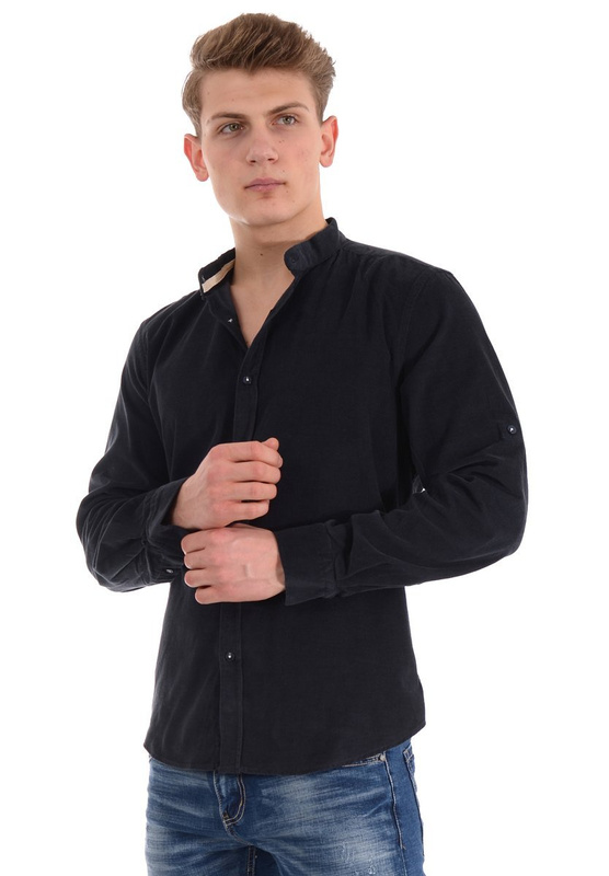 Męska Koszula Ciemno Szara