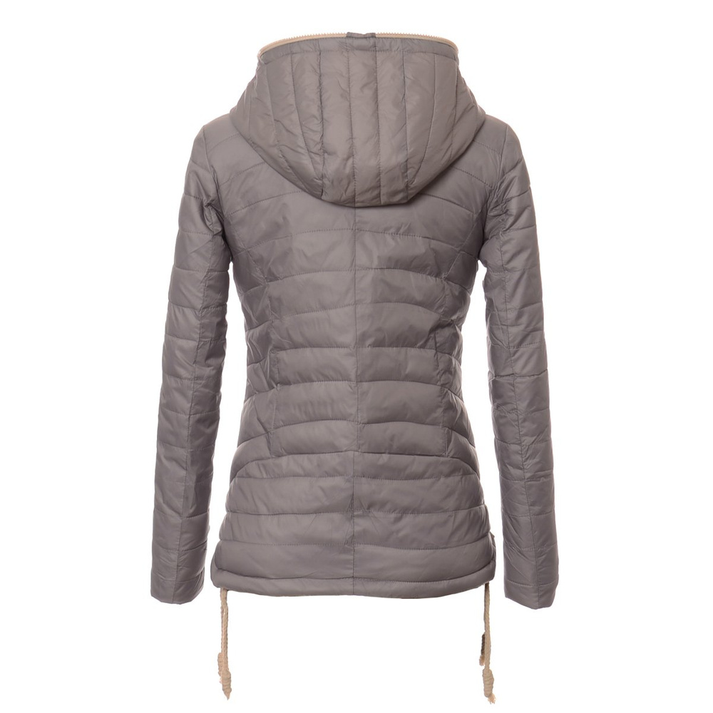 Kurtka Wiosenna - Jesienna Damska Ortalionowa Monica Szara