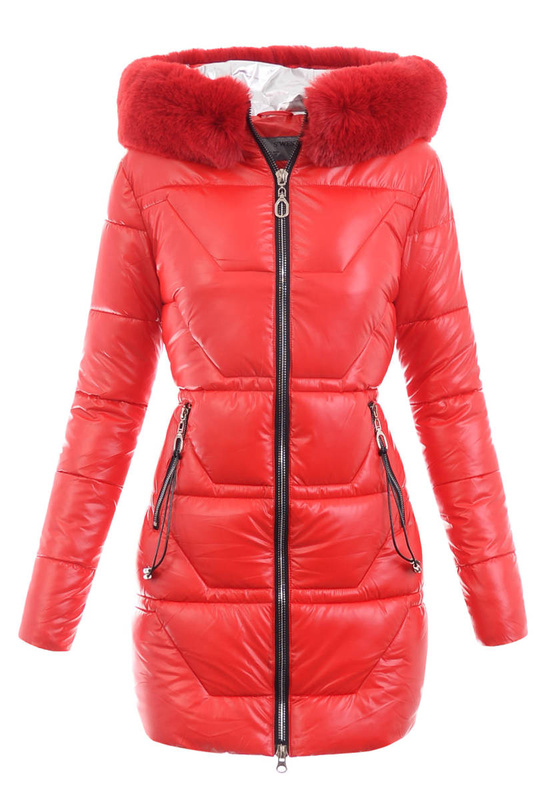 Damska Kurtka Ortalionowa Paola Czerwona