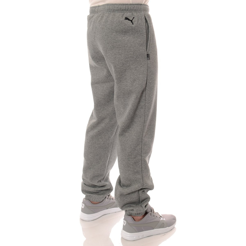 Męskie Spodnie Dresowe Puma Bawełniane Szare