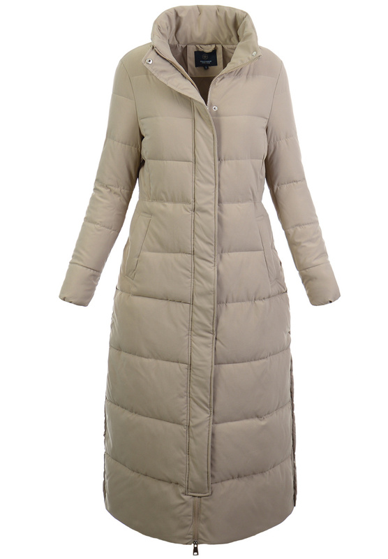Damska Kurtka Ortalionowa Długa Lorena Kawowa