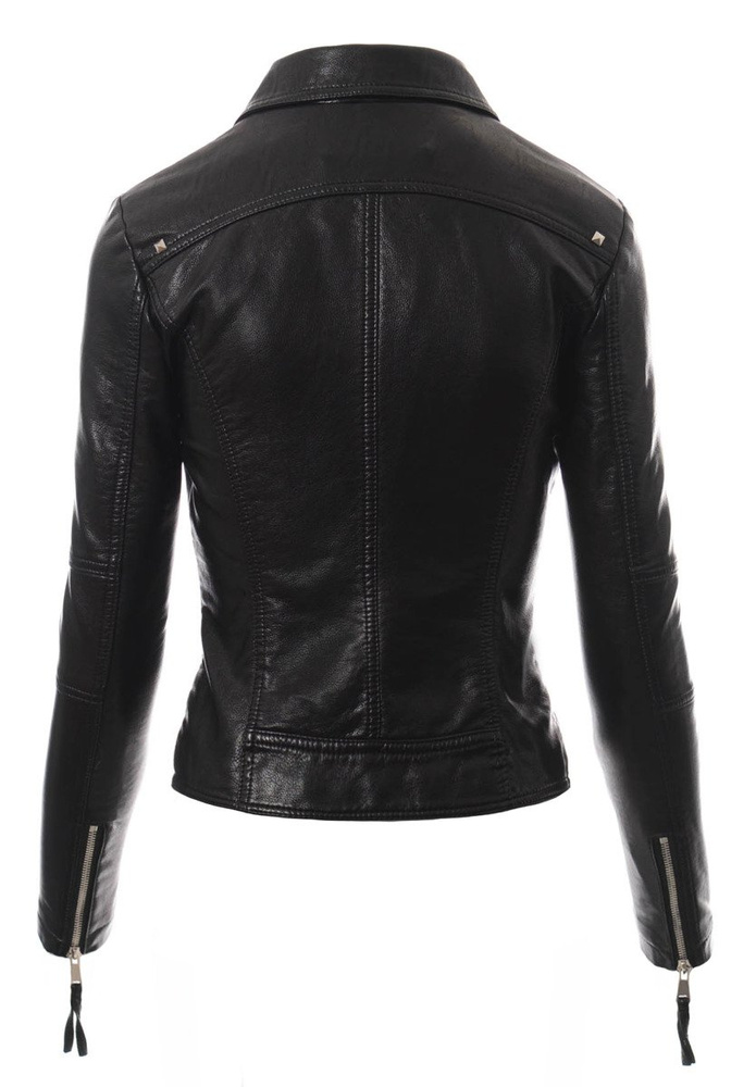 Rewelacyjna Damska Kurtka Ramoneska Czarna