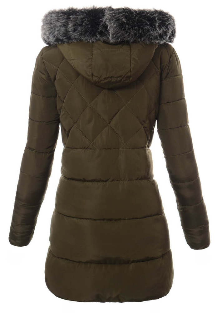 Damska Zimowa Kurtka Ortalionowa Zielona