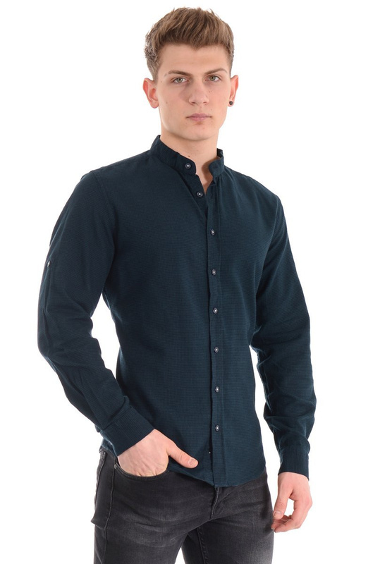 Męska Koszula Zielona