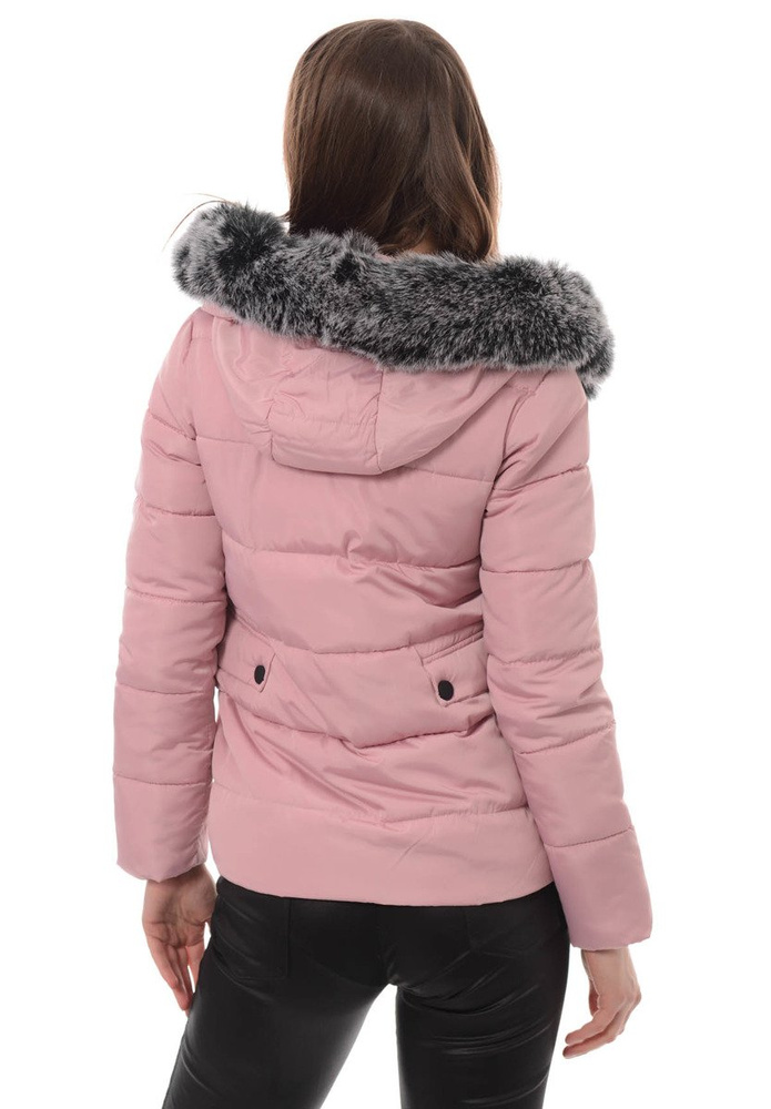 Damska Zimowa Kurtka Ortalionowa Różowa