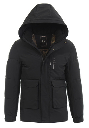Męska Zimowa Kurtka Rafał Czarna