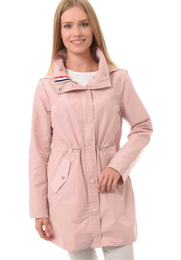Damska Parka Wiosenna Malwina Różowa