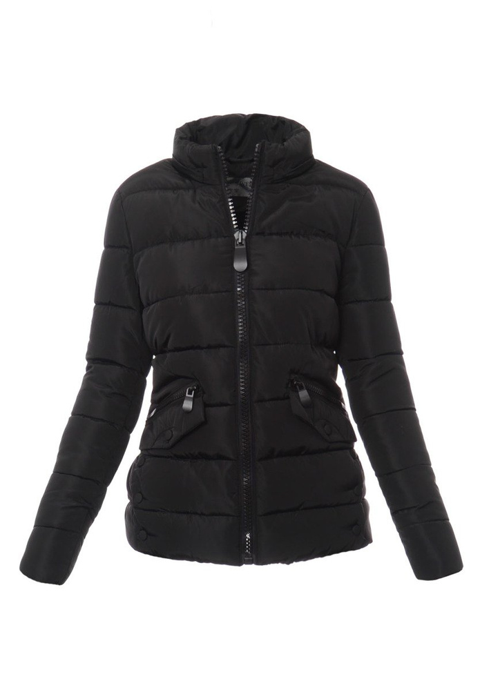 Damska Zimowa Kurtka Ortalionowa Sonia Czarna