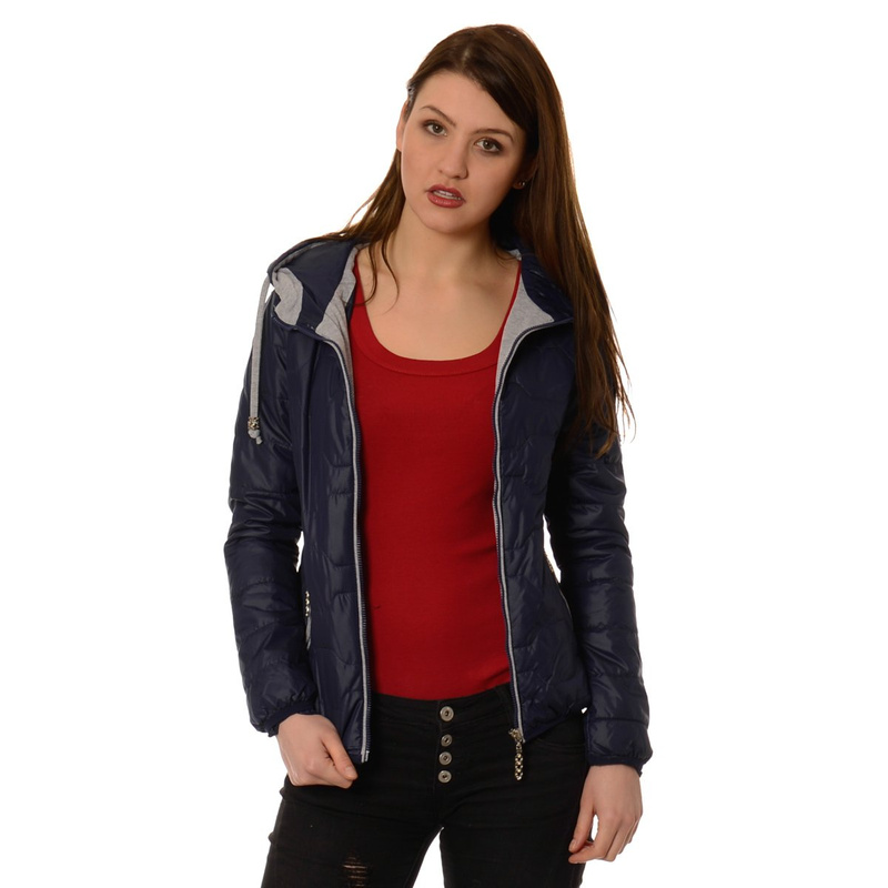 Damska Kurtka Ortalionowa Wiosenna - Jesienna Vittoria Granatowa