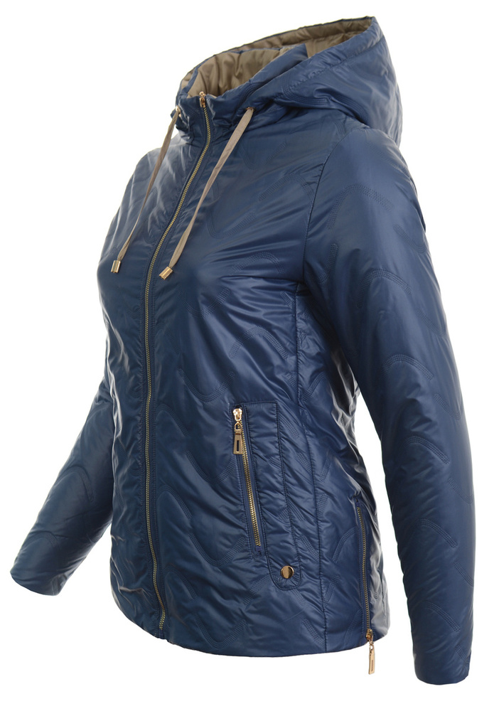 Damska Kurtka Przejściowa Wiosenna Pelagia Niebieska