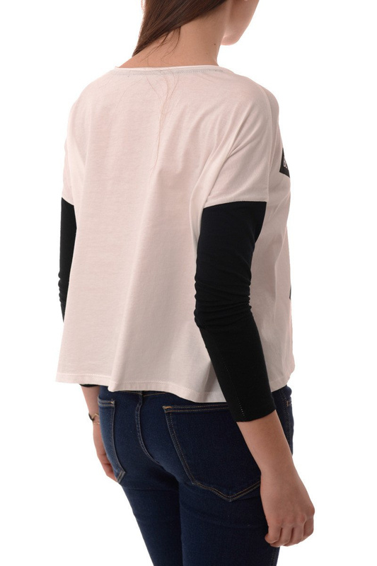 Bluzka Damska Szeroka Oversize Biała GLO