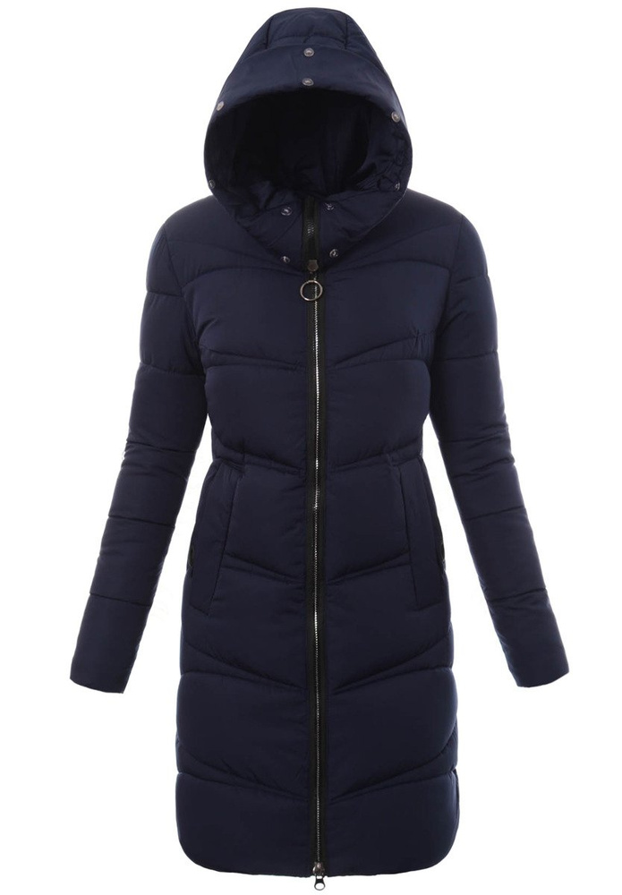Damska Zimowa Kurtka Ortalionowa Klementyna Granatowa