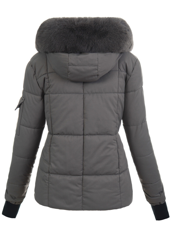 Damska Kurtka Zimowa Florentyna Grafitowa