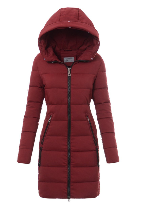 Kurtka Zimowa Karolina Bordowa