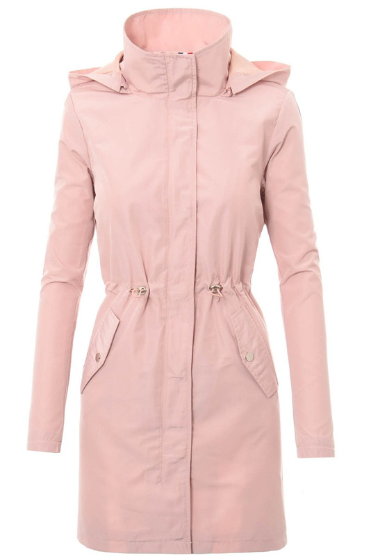 Damska Parka Wiosenna Malwina Różowa