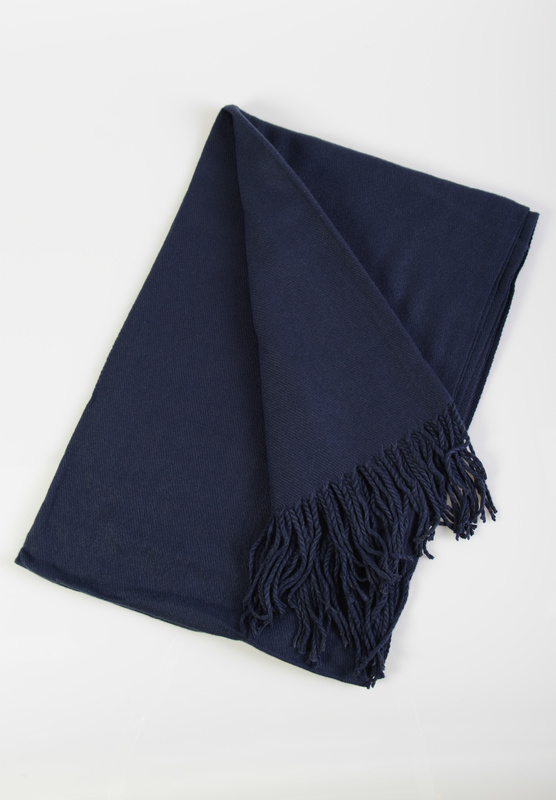 Szal Damski Granatowy