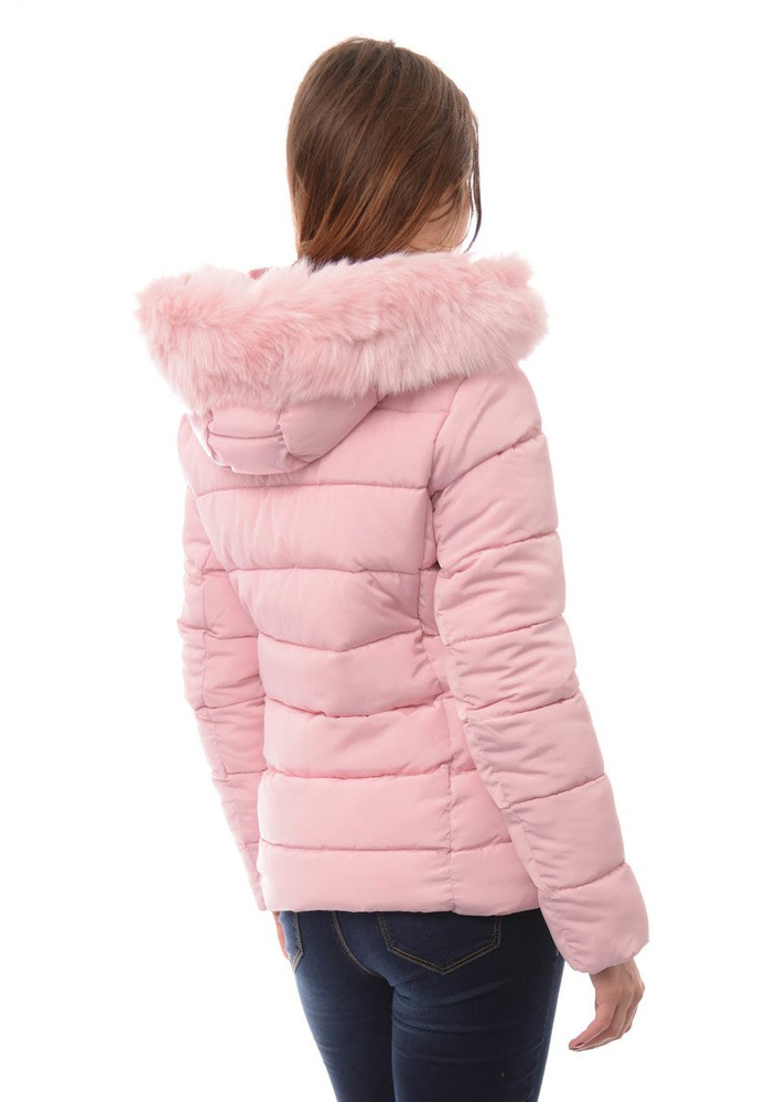 Damska Zimowa Kurtka Ortalionowa Sonia Różowa