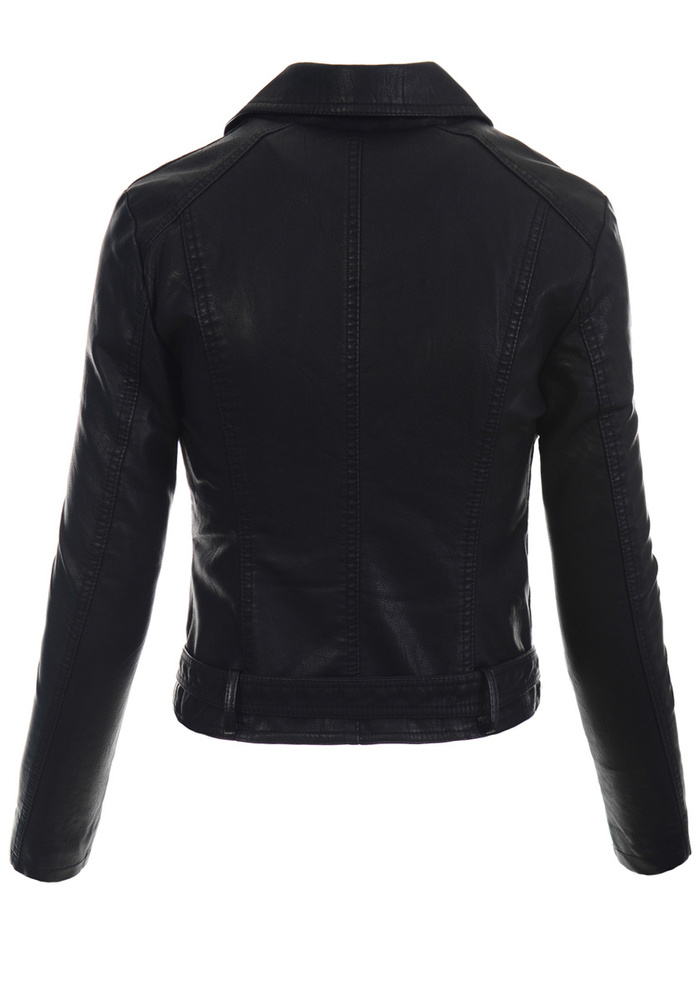 Damska Kurtka Ramoneska Helen Czarna