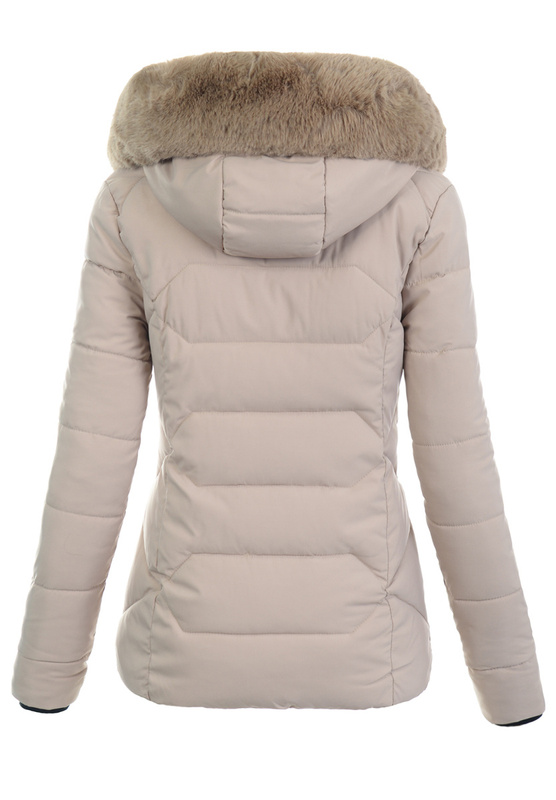 Damska Kurtka Pikowana Nora Beżowa