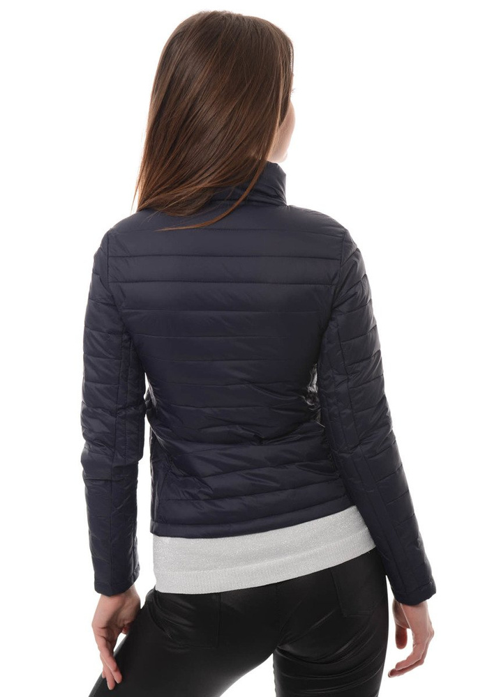 Damska Wiosenna Kurtka Granatowa