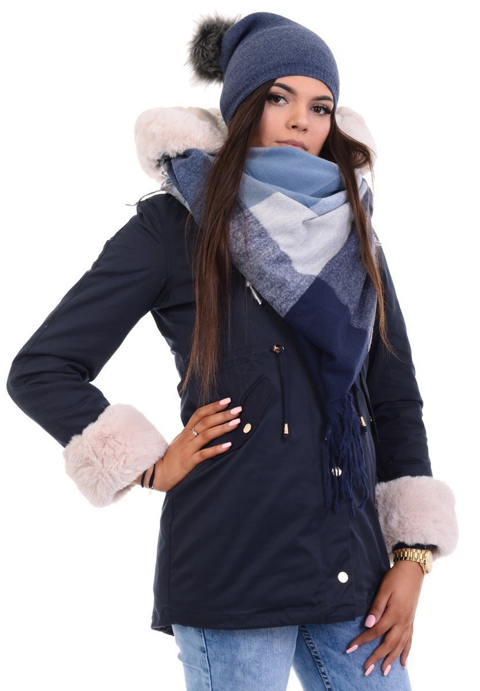 Chusta Damska ciemnoniebieska