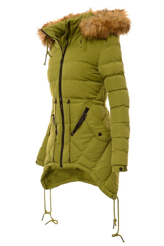 Damska Kurtka Ortalionowa Jasno Zielona