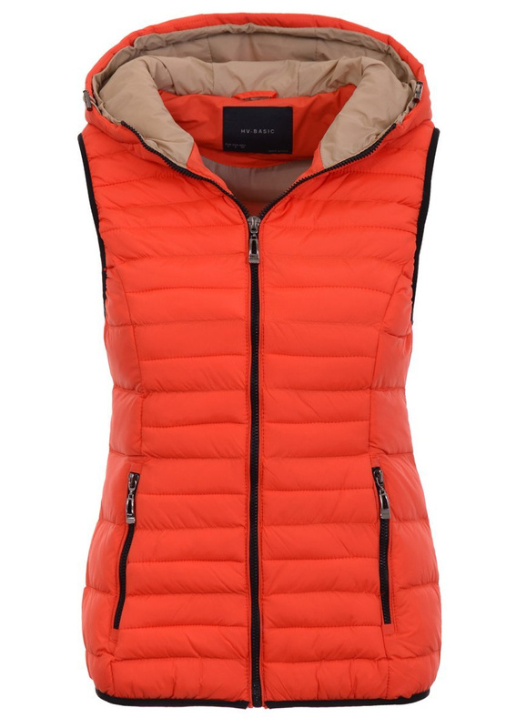 Damska Kamizelka Bezrękawnik Basia Pomarańczowa