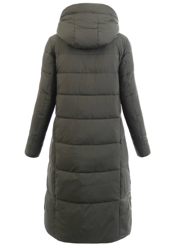 Damska Kurtka Ortalionowa Długa Ivana Khaki