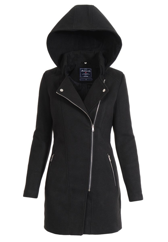 Płaszcz Wiosenno- Jesienny Gaja Czarny