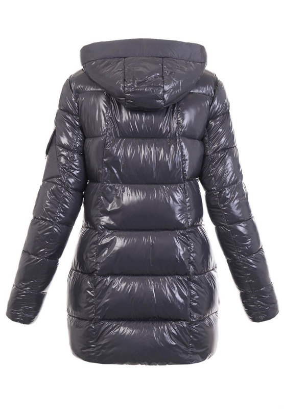 Damska Kurtka Ortalionowa Eliza Grafitowo-Żółta