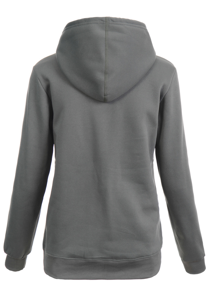 Damska Bluza Z Kapturem Kangurka Khaki