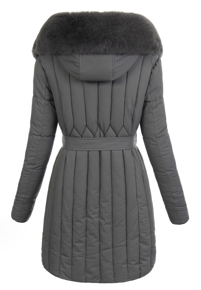 Damska Kurtka Zimowa Milena Grafitowa