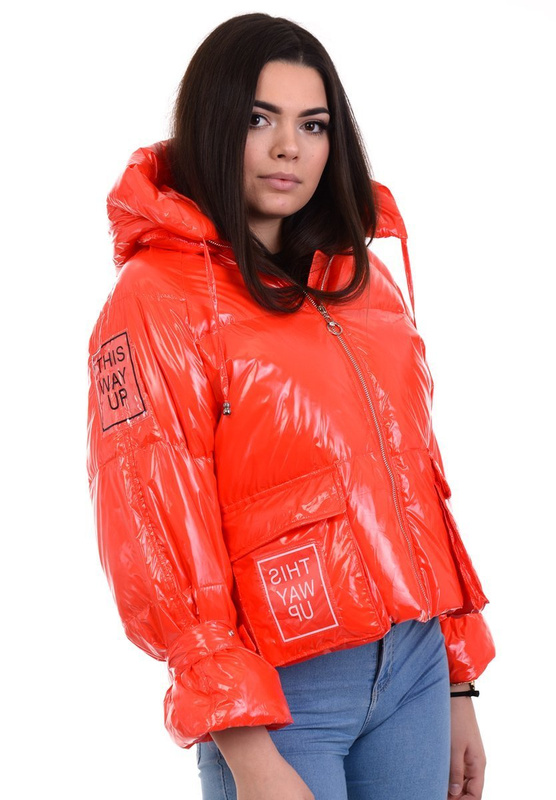 Damska Kurtka Oversize This Way Up Czerwona