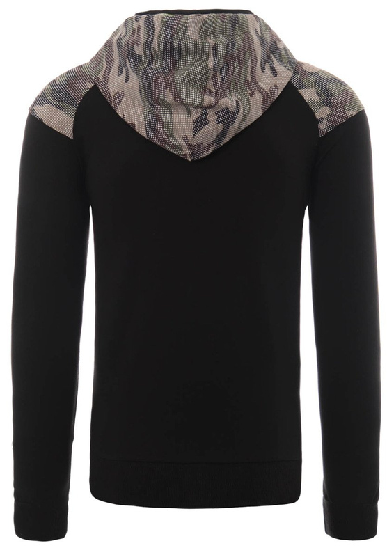 Męska Bluza Zasuwana Na Suwak Moro Czarna